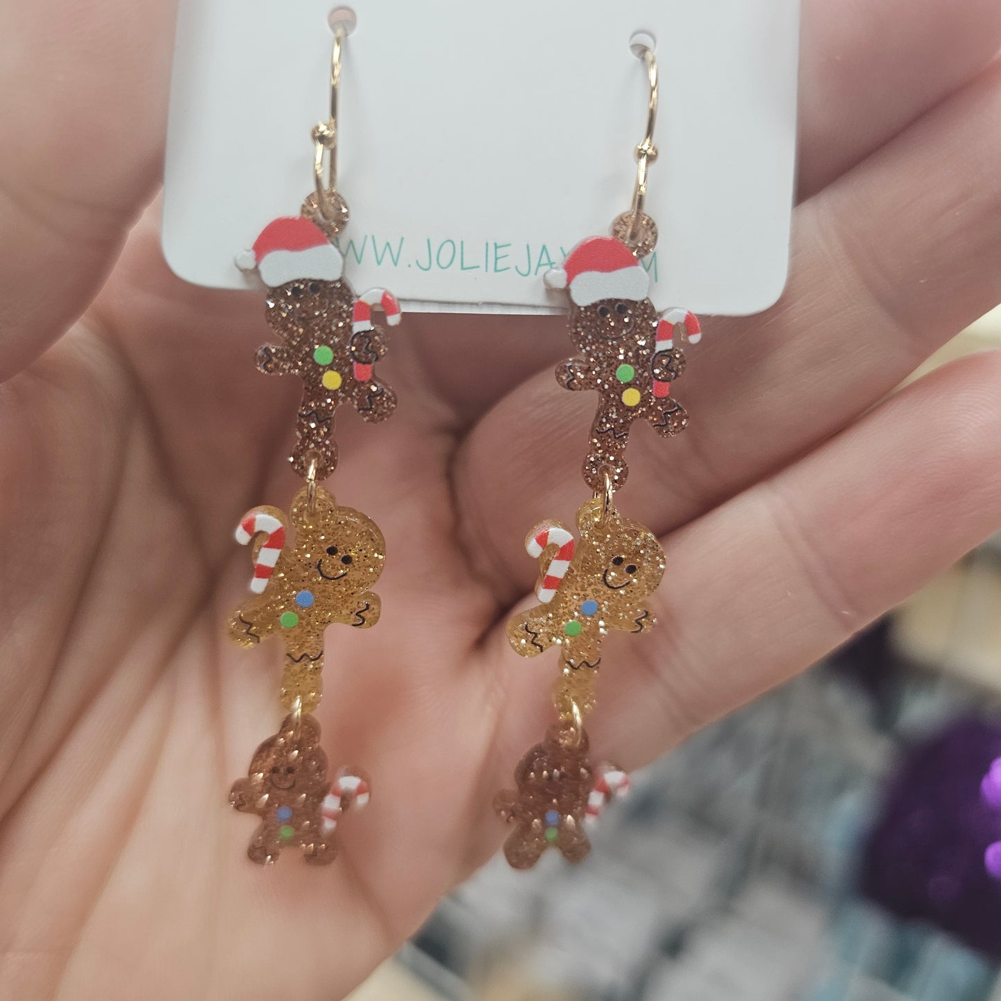 Gingerbread Earrings