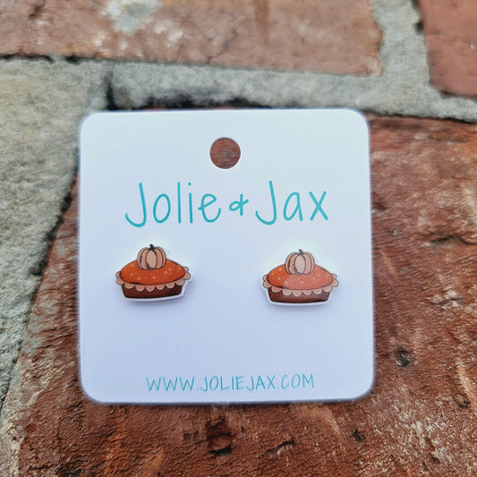 Pumpkin Pie Acrylic Studs