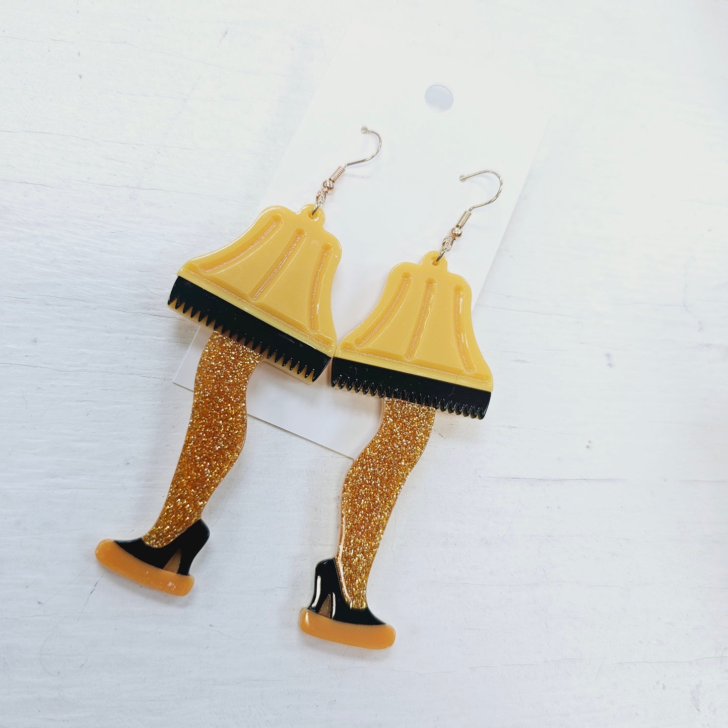 Leg Lamp Earrings