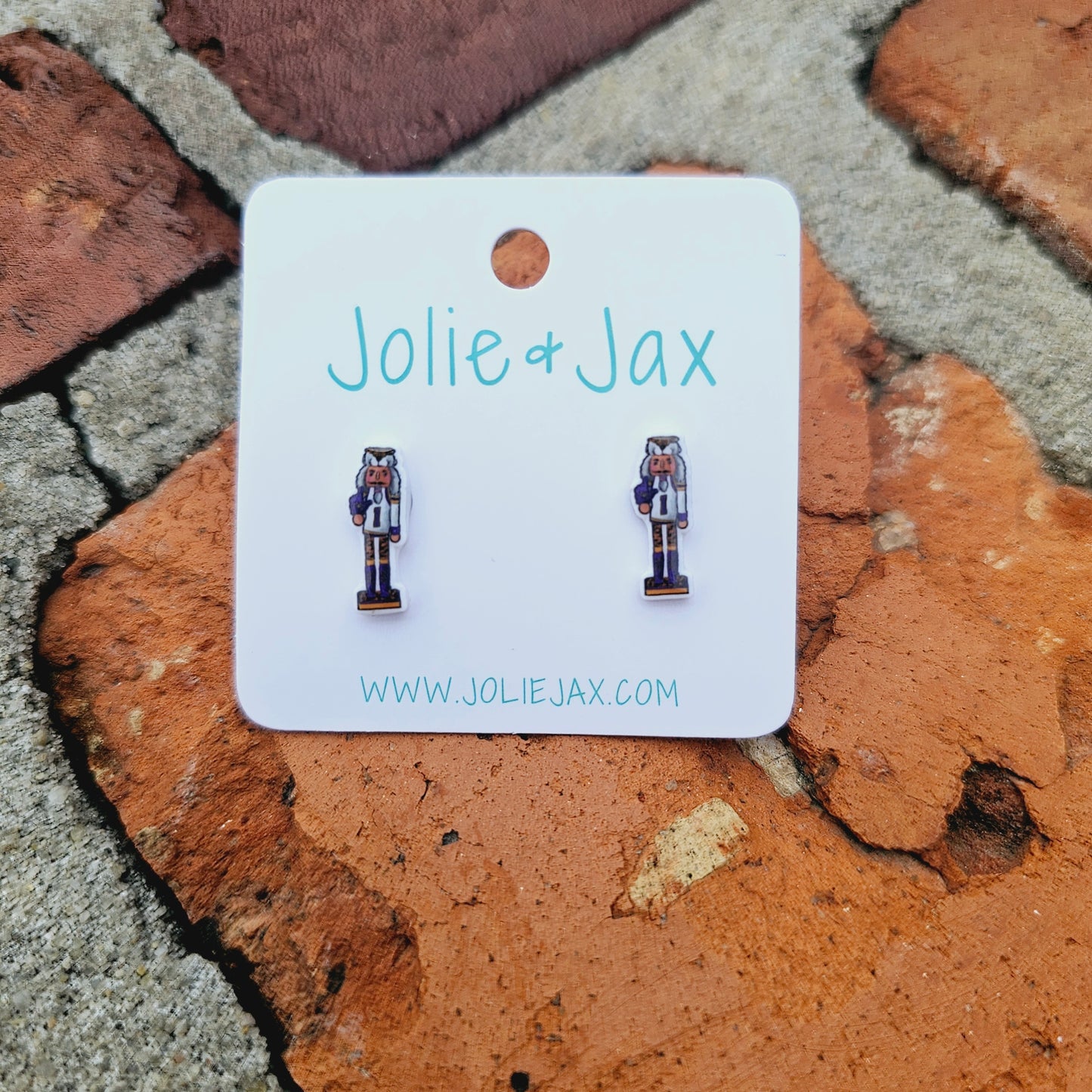 Tiger Nutcracker Acrylic Studs