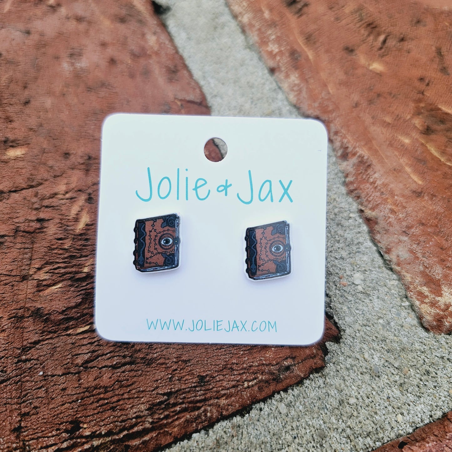 Book witch Acrylic Studs