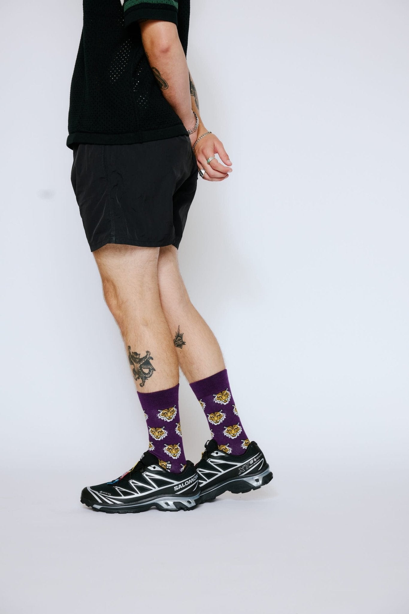Tiger Purple Socks