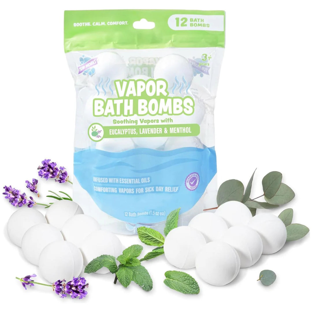 Vapor bath bomb sick day children’s
